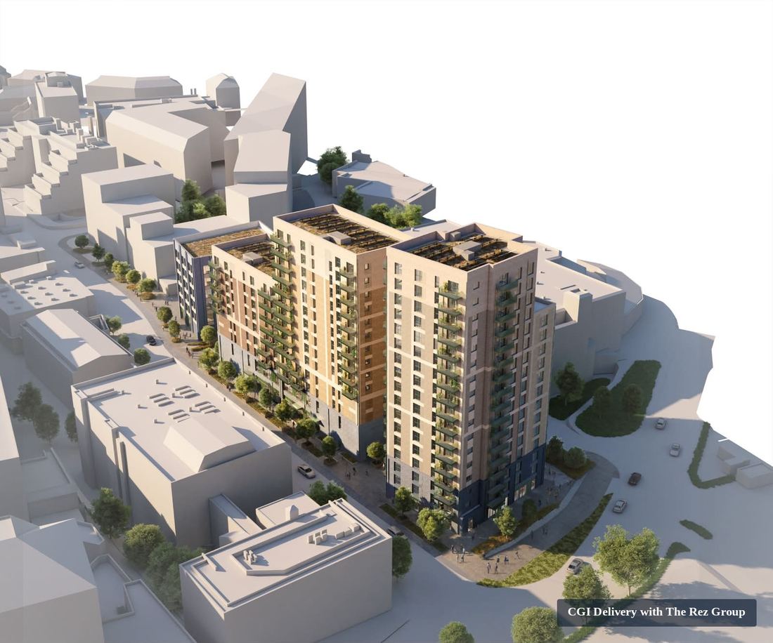 Residential development CGI render